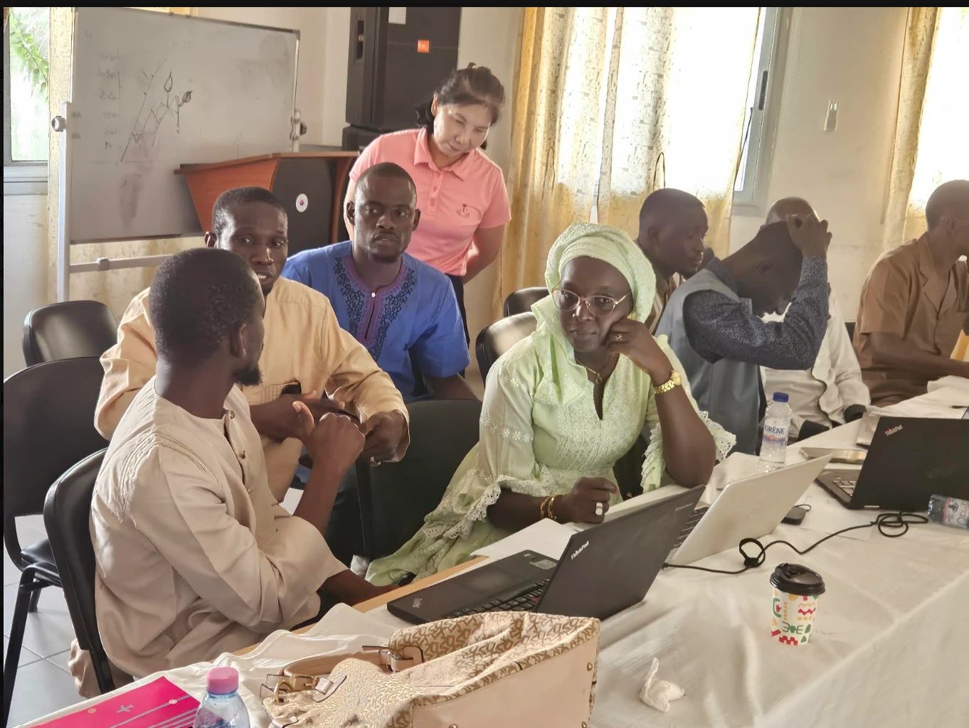 Travail en groupe avec Dr CHO
