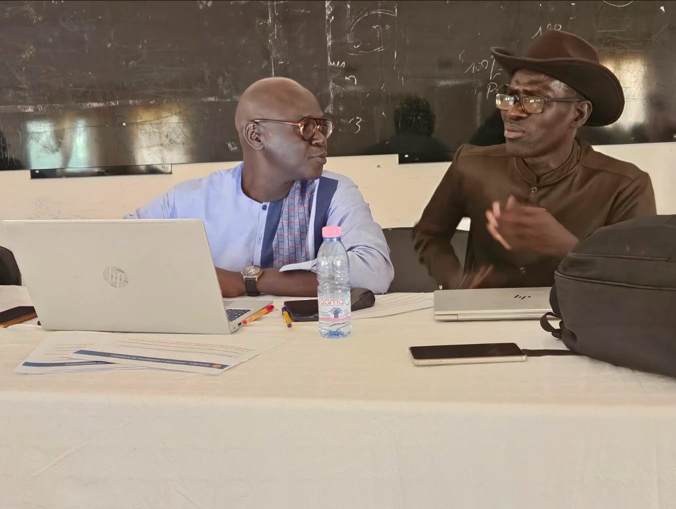 Les deux inspecteurs de spécialité, formateurs APC